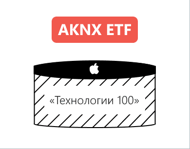 AKNX ETF - акции 100 крупнейших IT компаний NASDAQ. Самая свежая информация.